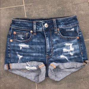 Denim shorts